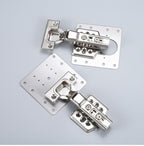 304 Stainless Steel Hinge Hydraulic Damping Mute Thickening Buffer Hinge (Set) — view 7