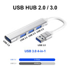 ENKAY Hat-Prince ENK-AT114 4 Ports USB 3.0 Splitter Multi-Ports Expansion HUB Extender Connector Adapter