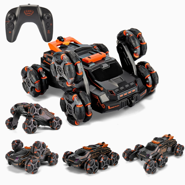 MoFun JC03 2.4G remote control six-wheel stunt car 360 degree swing arm without dead angle drift spray remote control car — view 3
