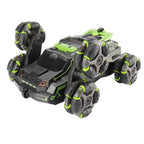 MoFun JC03 2.4G remote control six-wheel stunt car 360 degree swing arm without dead angle drift spray remote control car — view 4