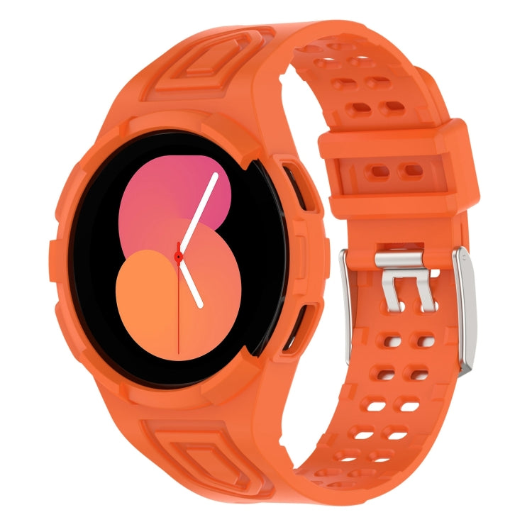 Armor Integrated TPU Double-Pin Buckle Smart Watch Band — For Samsung Galaxy Watch4 44mm