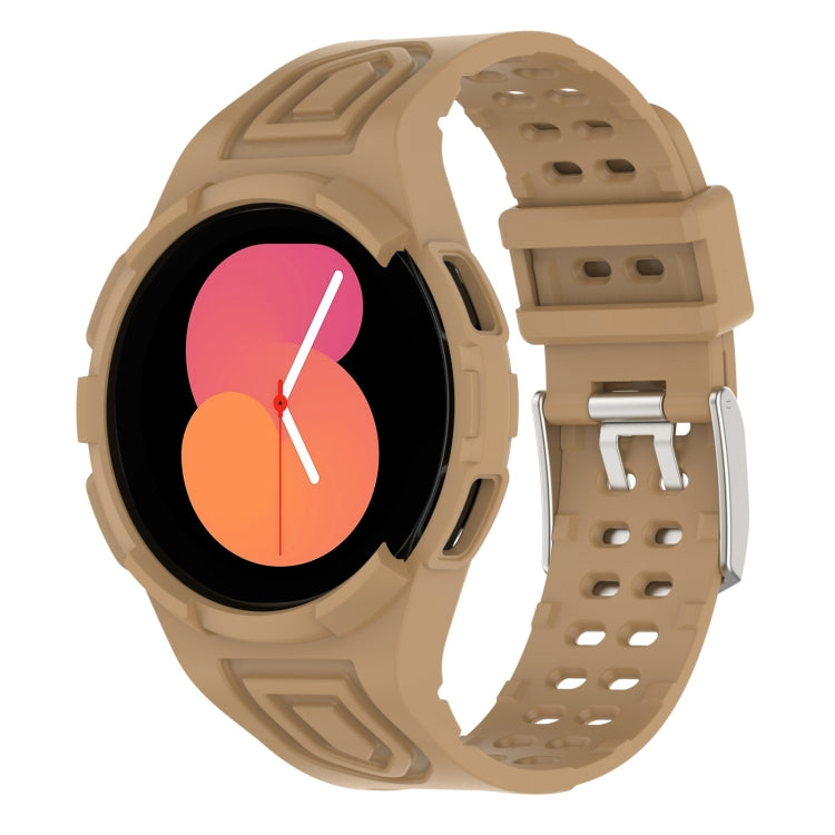 Armor Integrated TPU Double-Pin Buckle Smart Watch Band — For Samsung Galaxy Watch4 40mm
