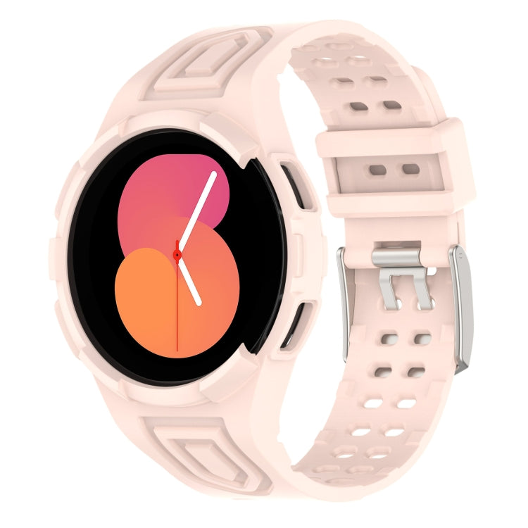 Armor Integrated TPU Double-Pin Buckle Smart Watch Band — For Samsung Galaxy Watch4 Classic 46mm