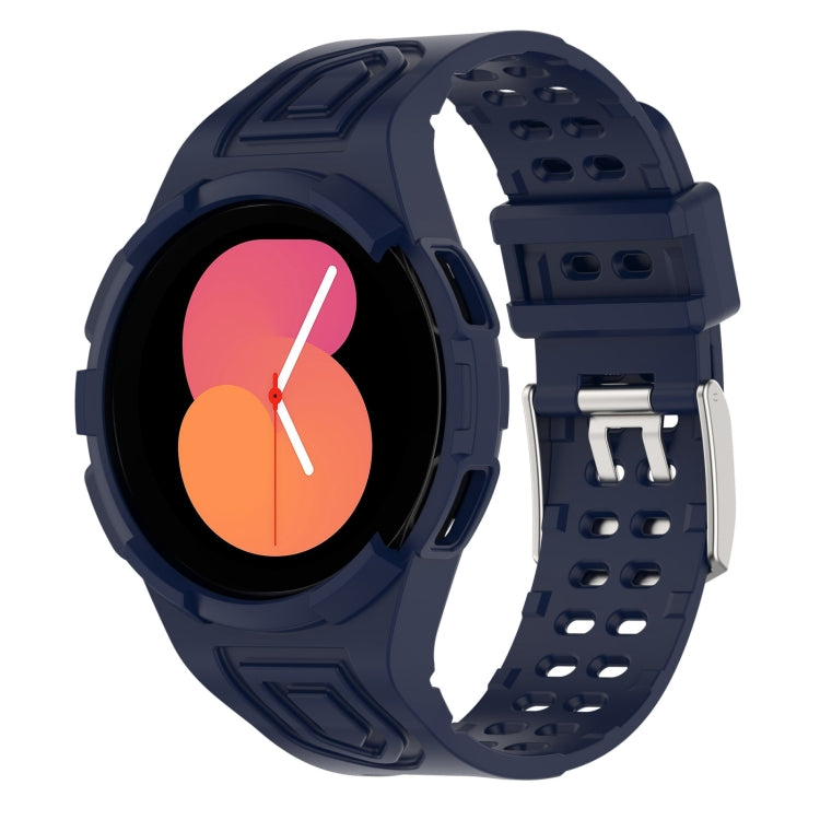 Armor Integrated TPU Double-Pin Buckle Smart Watch Band — Black