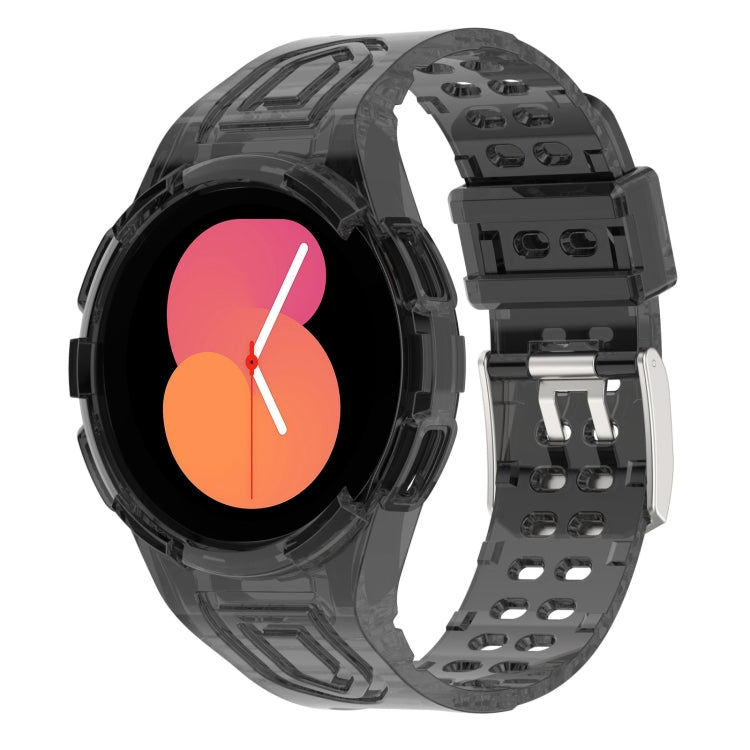 Armor Integrated TPU Double-Pin Buckle Smart Watch Band — Brwon