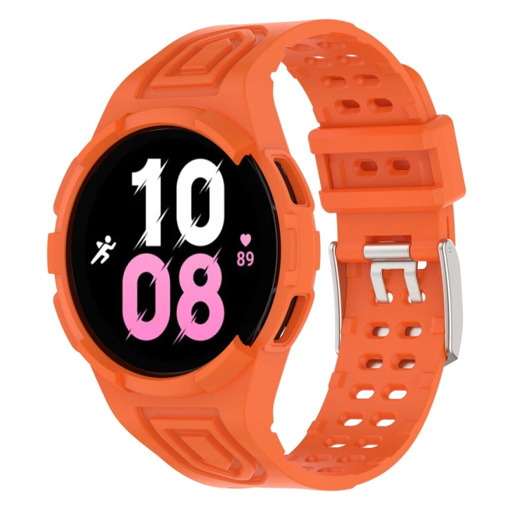 Armor Integrated TPU Double-Pin Buckle Smart Watch Band — Transparent Pink