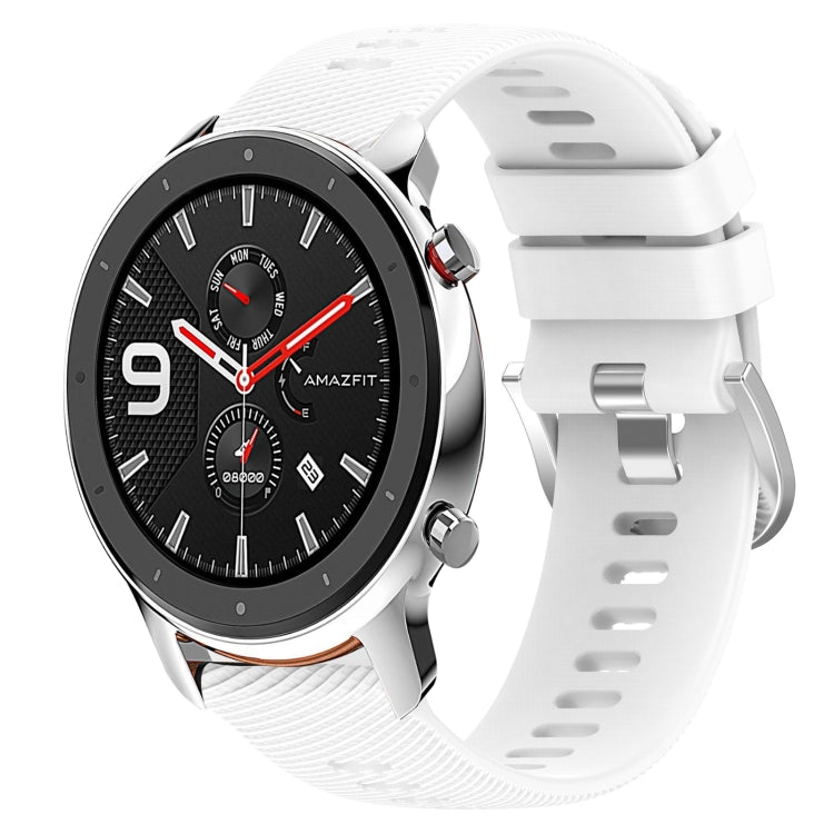 20mm Solid Color Soft Silicone Watch Band