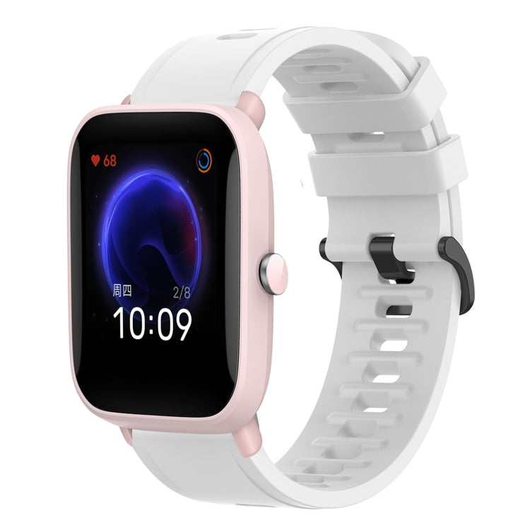 20mm Solid Color Soft Silicone Watch Band