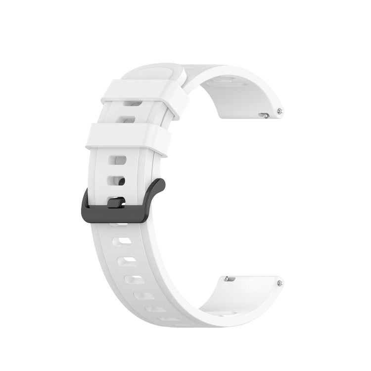 22mm Solid Color Soft Silicone Watch Band
