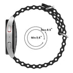 22mm Ocean Style Silicone Solid Color Watch Band