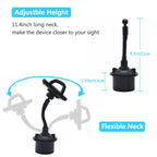 C009 Adjustable Car Cup Holder 360 Degree Universal Car Mount — view 3