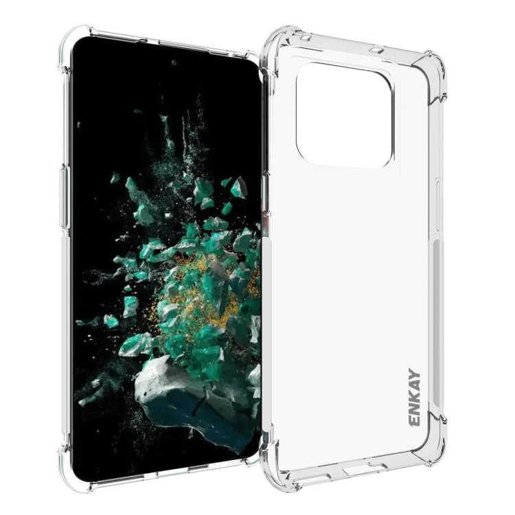 ENKAY Clear TPU Shockproof Phone Case, For OnePlus 10T 5G / Ace Pro