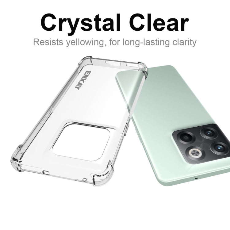 ENKAY Clear TPU Shockproof Phone Case, For OnePlus 10T 5G / Ace Pro