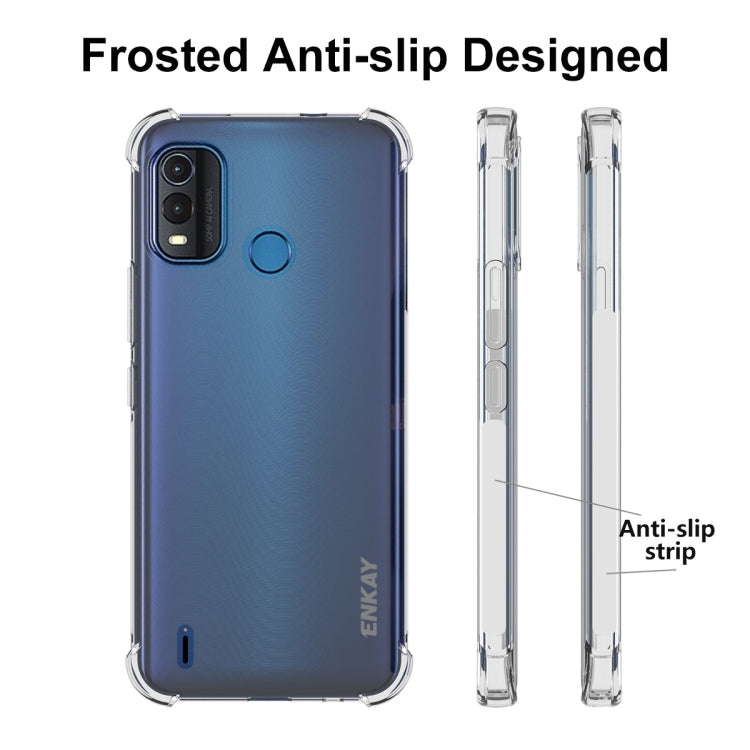 ENKAY Clear TPU Shockproof Phone Case, For Nokia G11 Plus