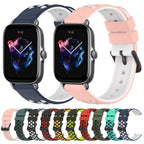 20mm Two-Color Porous Silicone Watch Band