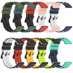20mm Two-Color Porous Silicone Watch Band