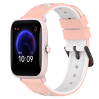 20mm Two-Color Porous Silicone Watch Band