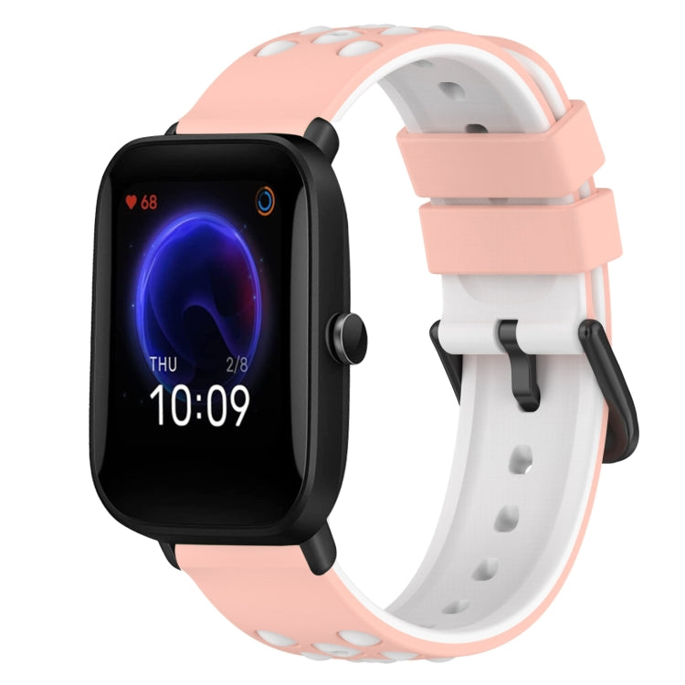 22mm Two-Color Silicone Watch Band