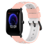22mm Two-Color Silicone Watch Band