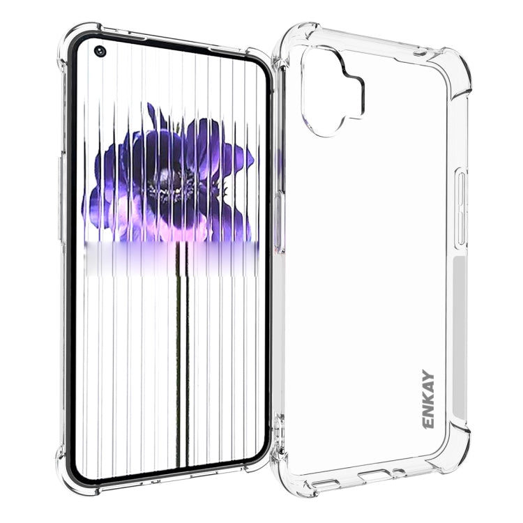 ENKAY Clear TPU Shockproof Phone Case, For Nothing Phone 1