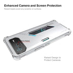 ENKAY Clear TPU Shockproof Phone Case, For Asus ROG Phone 6