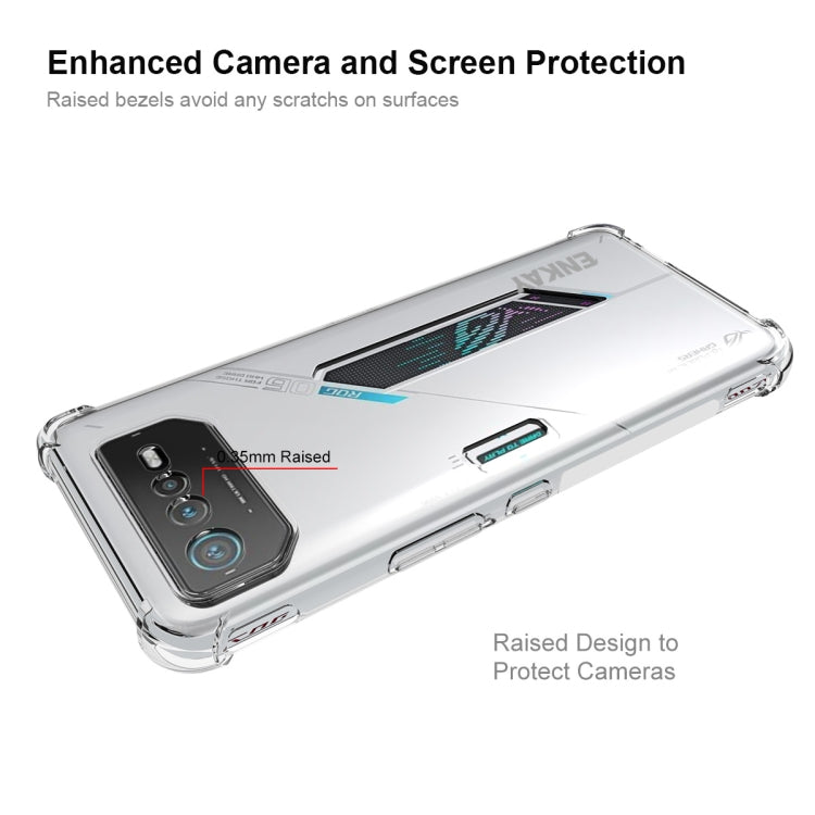 ENKAY Clear TPU Shockproof Phone Case, For Asus ROG Phone 6