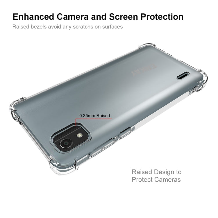 ENKAY Clear TPU Shockproof Phone Case, For Nokia C2 2nd Edition