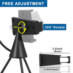 NS-08 LED Dimmable Ring Lamp with Phone Tripod Stand Holder — view 4