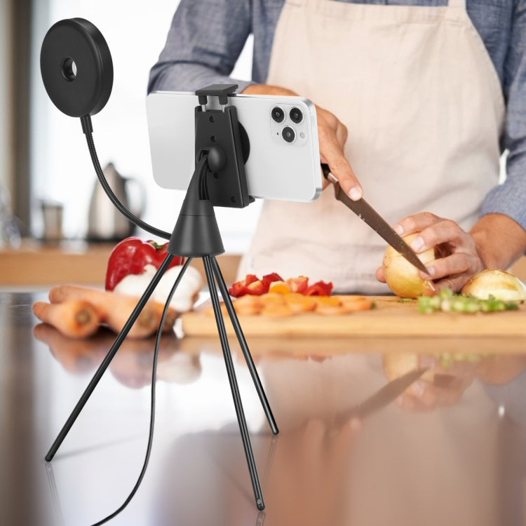 NS-08 LED Dimmable Ring Lamp with Phone Tripod Stand Holder — view 6