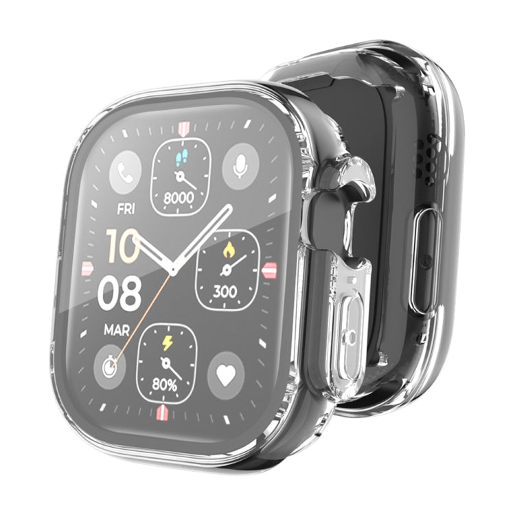 For Apple Watch Ultra 4 / 3 / 2 / 1 49mm ENKAY Full Coverage Transparent Soft TPU Case with Screen Film