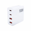 GaN 100W Dual USB + Dual USB-C/Type-C Multi Port Charger for Apple MacBook Series
