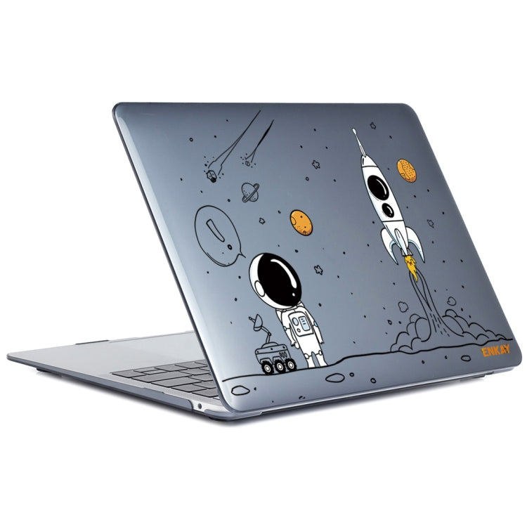ENKAY Hat-Prince 3 in 1 Spaceman Pattern Laotop Protective Crystal Case with TPU Keyboard Film / Anti-dust Plugs, For MacBook Air 13.3 2020 A2179/A2337