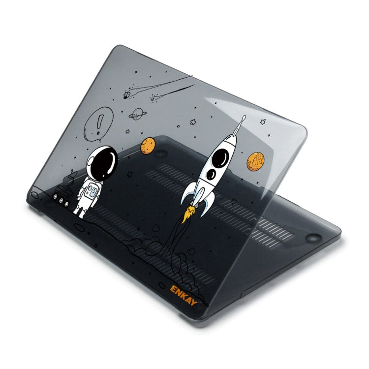 ENKAY Hat-Prince 3 in 1 Spaceman Pattern Laotop Protective Crystal Case with TPU Keyboard Film / Anti-dust Plugs, For MacBook Air 13.3 2020 A2179/A2337