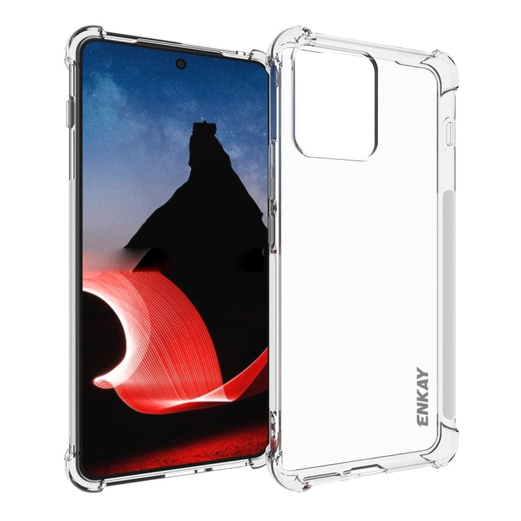 ENKAY Hat-Prince Clear TPU Shockproof Phone Case, For Motorola ThinkPhone 5G