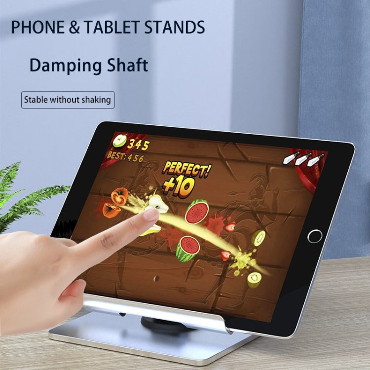 TM08 Desktop Tablet Stand Adjust Aluminum 360 Degree Rotatable Phone Stand