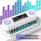 X20 Multifunction Singing Sound Card Audio Machine Square Dance Karaoke Wireless Bluetooth Speaker — view 3