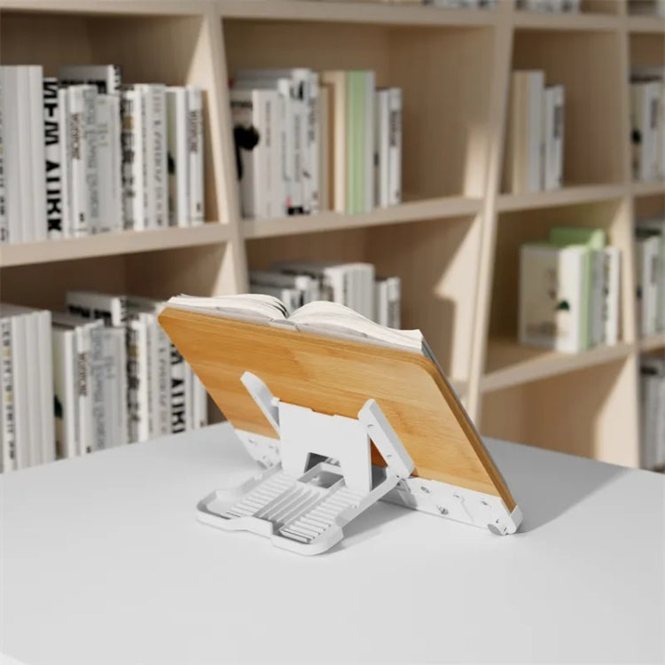 BG-2 Wooden Foldable Reading Bookshelf Tablet Pc Support Stand — view 4