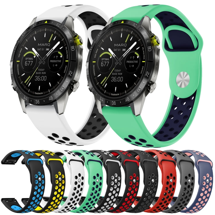 22mm Sports Breathable Silicone Watch Band