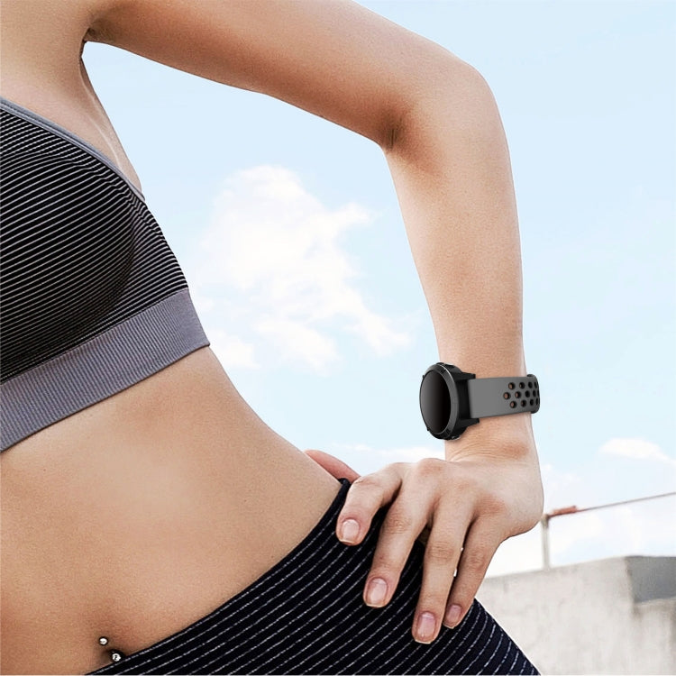 22mm Sports Breathable Silicone Watch Band
