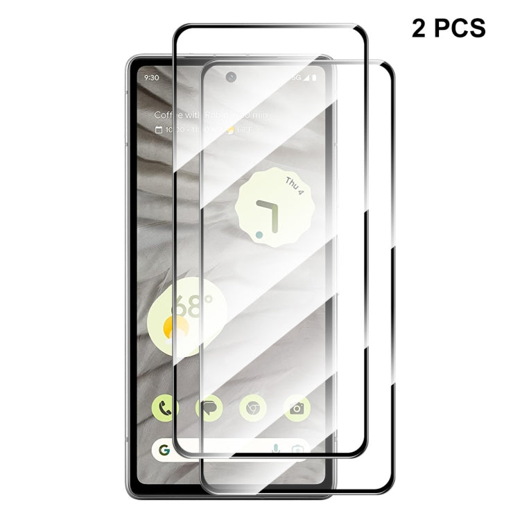 For Google Pixel 7A ENKAY Full Glue High Aluminum-silicon Tempered Glass Film