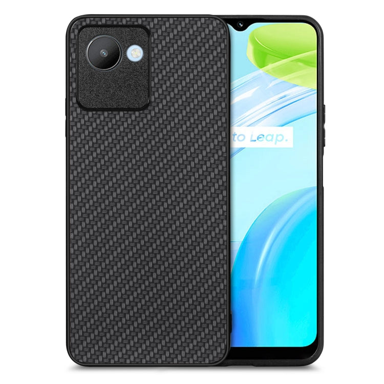 Carbon Fiber Texture Leather Back Cover Phone Case