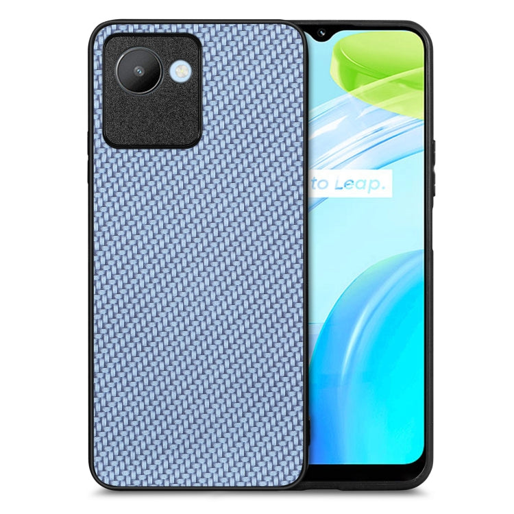 Carbon Fiber Texture Leather Back Cover Phone Case