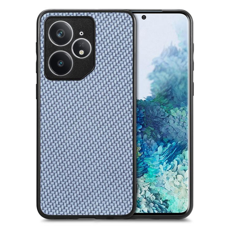 Carbon Fiber Texture Leather Back Cover Phone Case