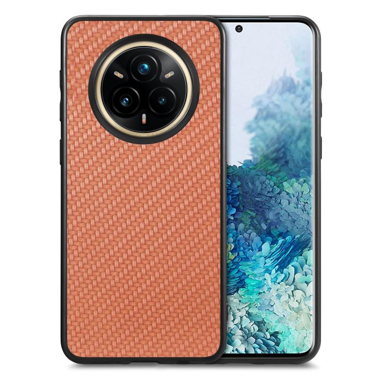 Carbon Fiber Texture Leather Back Cover Phone Case
