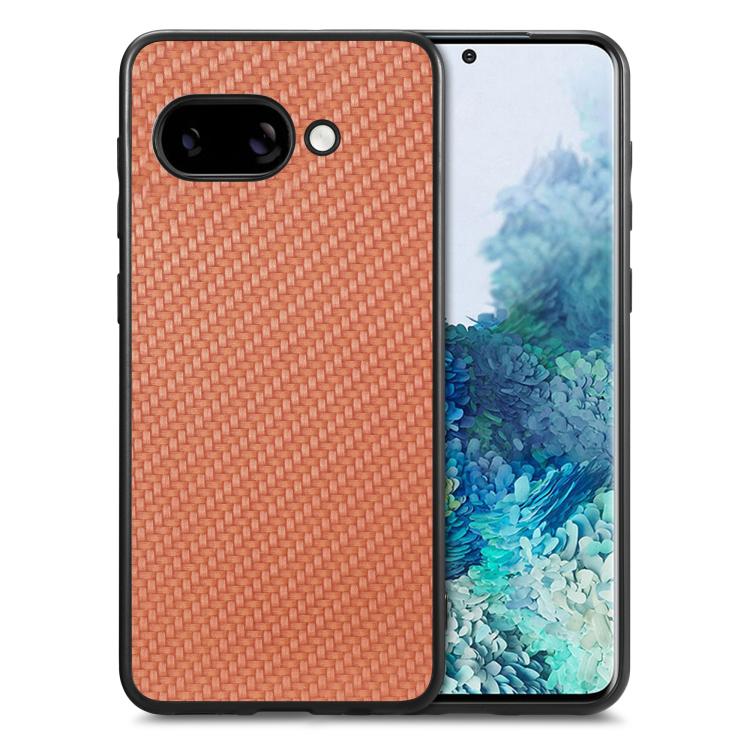 Carbon Fiber Texture Leather Back Cover Phone Case
