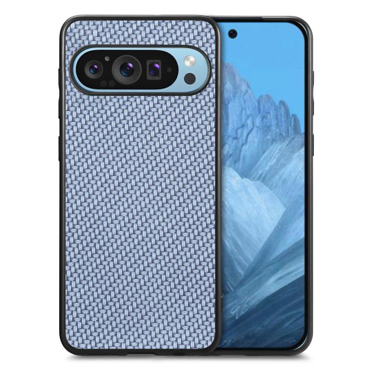 Carbon Fiber Texture Leather Back Cover Phone Case