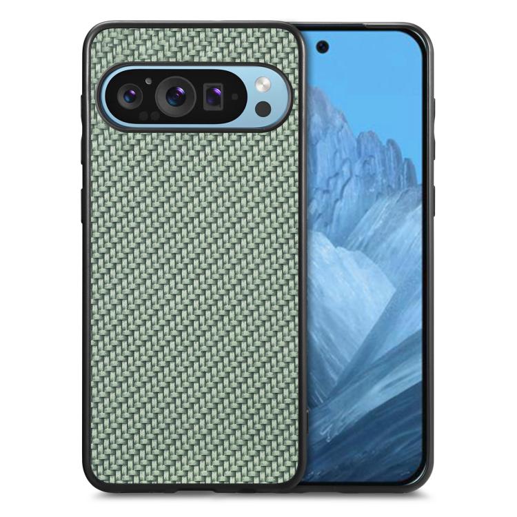 Carbon Fiber Texture Leather Back Cover Phone Case