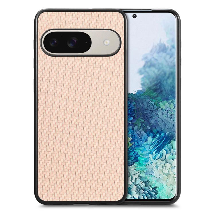 Carbon Fiber Texture Leather Back Cover Phone Case
