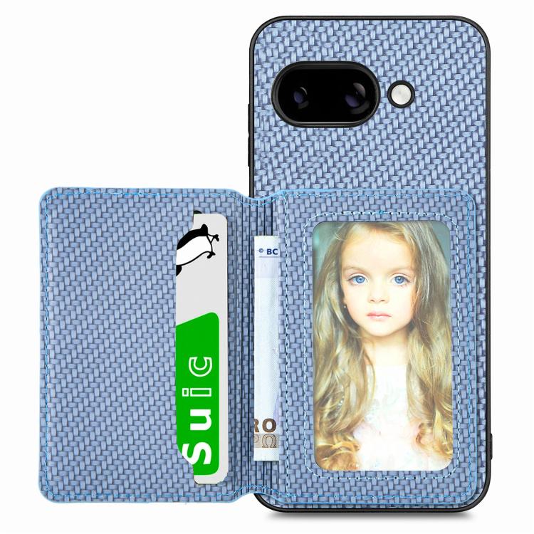 Carbon Fiber Magnetic Card Bag Phone Case