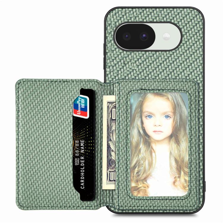 Carbon Fiber Magnetic Card Bag Phone Case